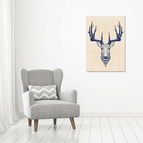 Print on acrylic Deer head