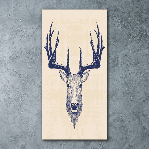 Print on acrylic Deer head