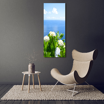 Acrylic glass print Hydrangea sea