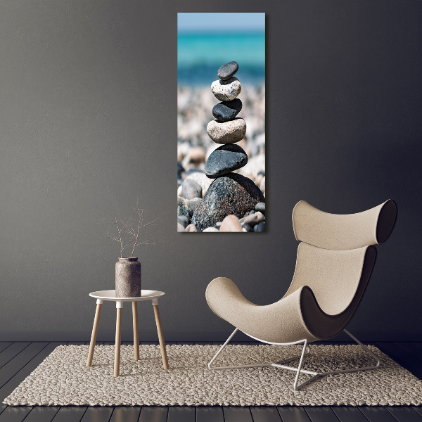 Print on acrylic Stony beach