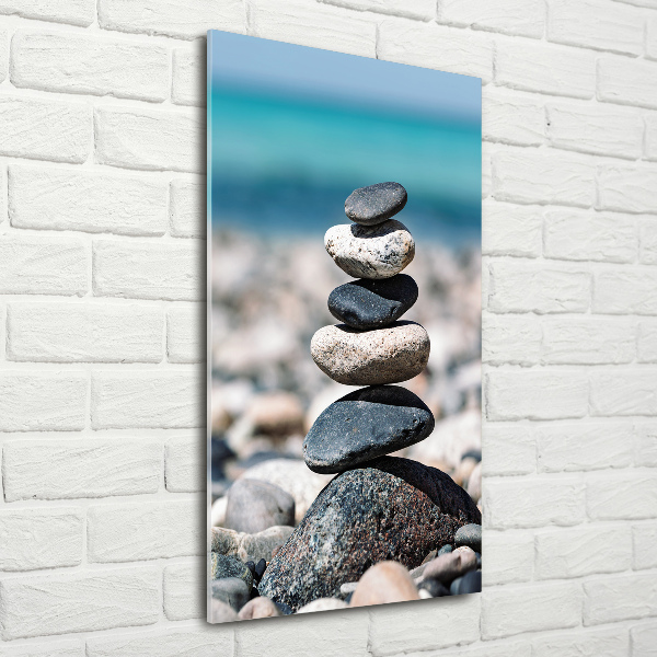 Print on acrylic Stony beach