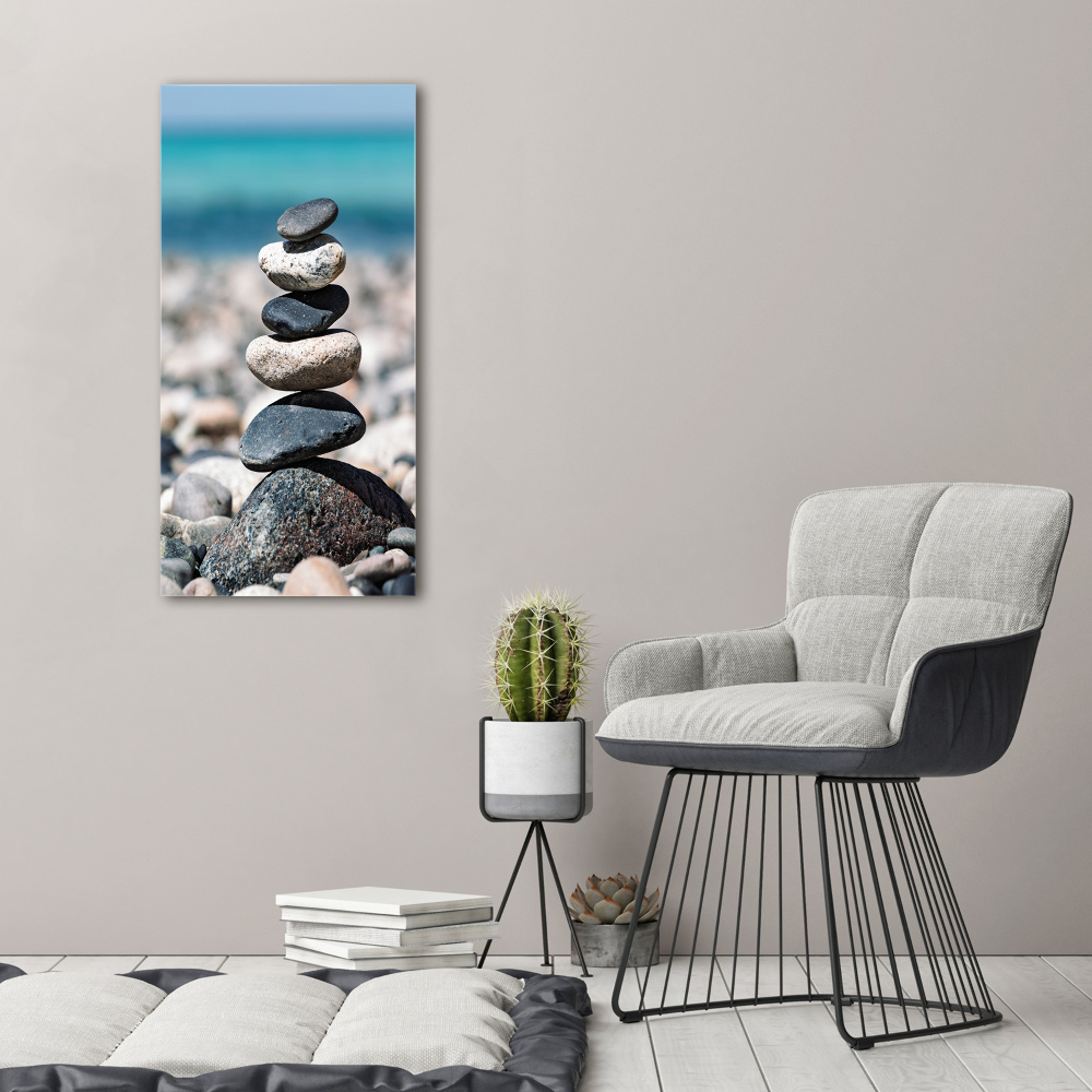 Print on acrylic Stony beach