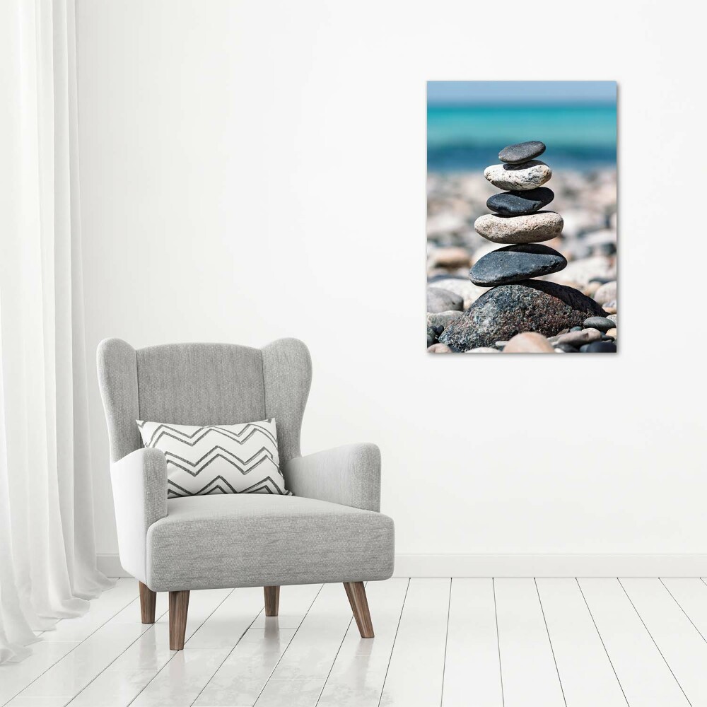 Print on acrylic Stony beach