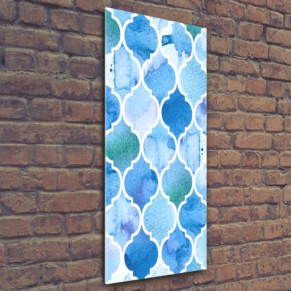 Acrylic wall art Moroccan background