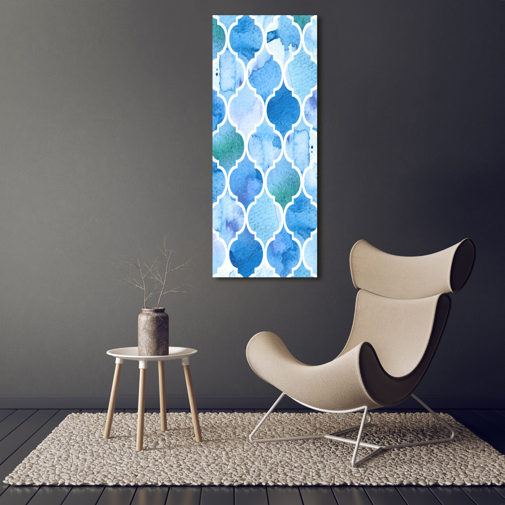 Acrylic wall art Moroccan background