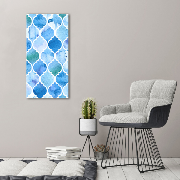 Acrylic wall art Moroccan background