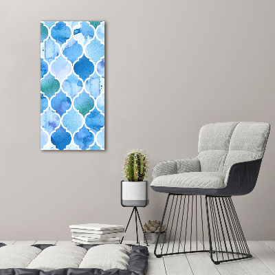 Acrylic wall art Moroccan background