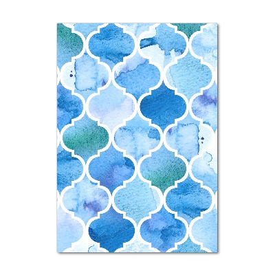 Acrylic wall art Moroccan background