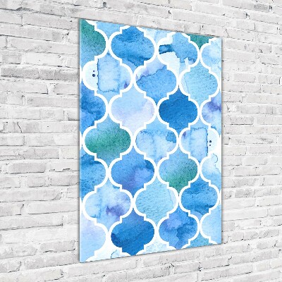 Acrylic wall art Moroccan background