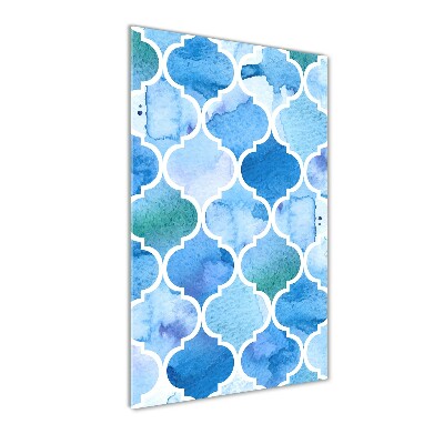 Acrylic wall art Moroccan background