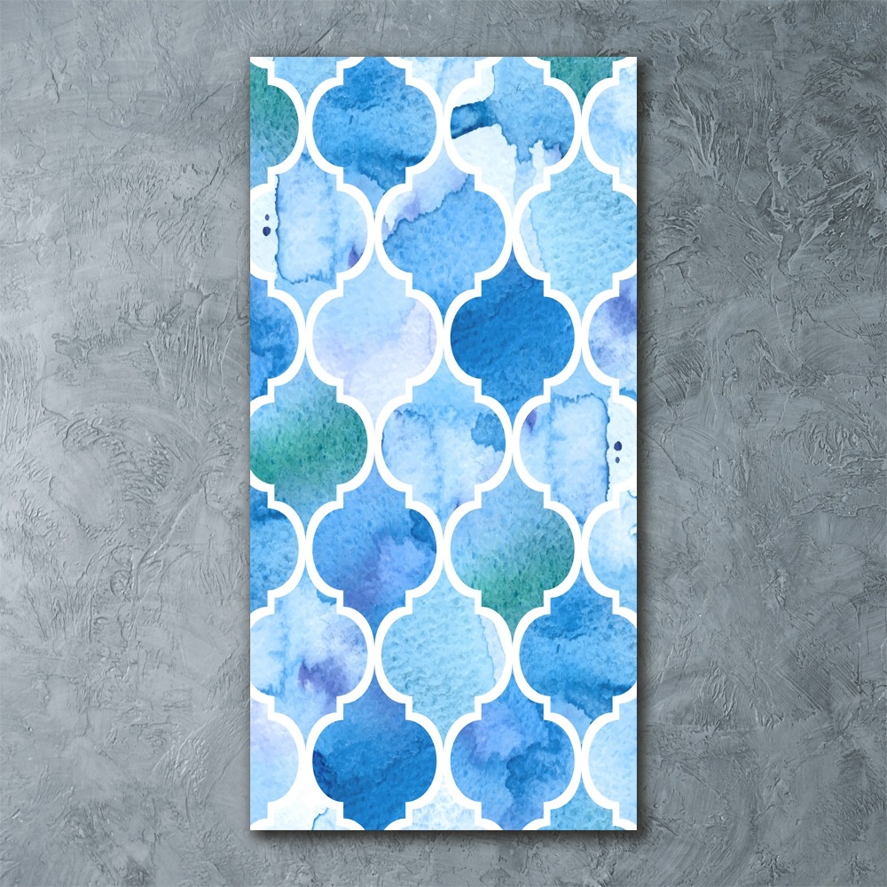 Acrylic wall art Moroccan background