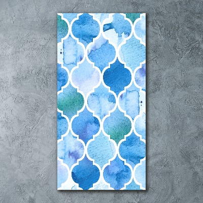 Acrylic wall art Moroccan background