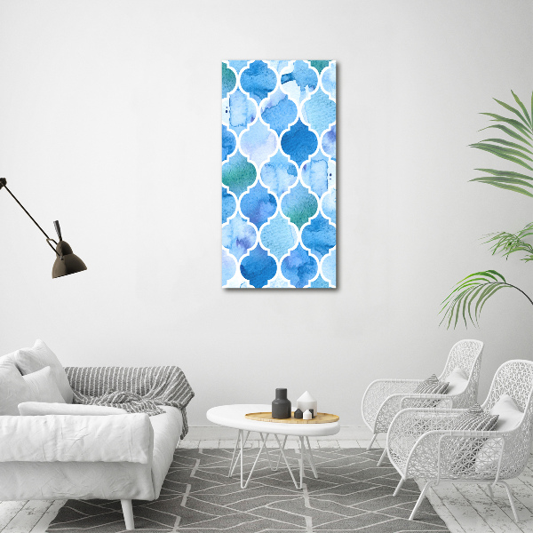 Acrylic wall art Moroccan background