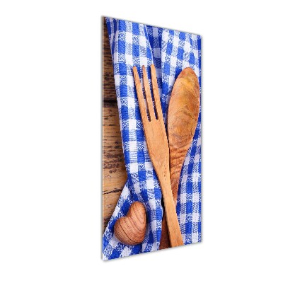 Print on acrylic Wooden cutlery