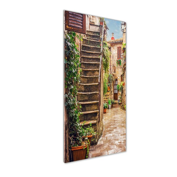 Acrylic glass print Italian streets