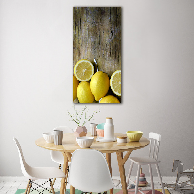 Acrylic print Lemons