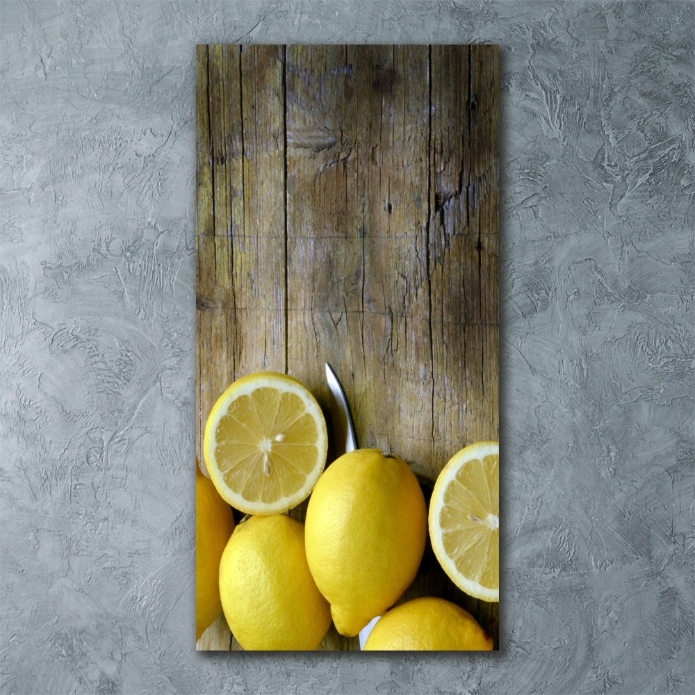 Acrylic print Lemons