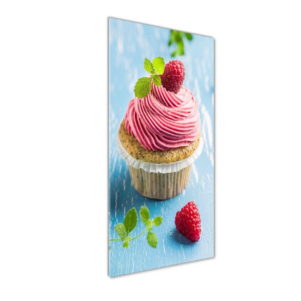 Acrylic print Raspberry cupcake