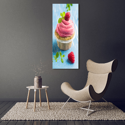 Acrylic print Raspberry cupcake