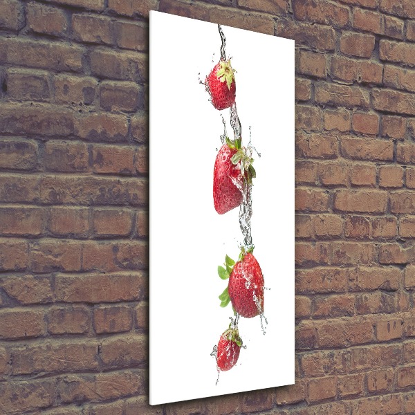 Print on acrylic glass Strawberries