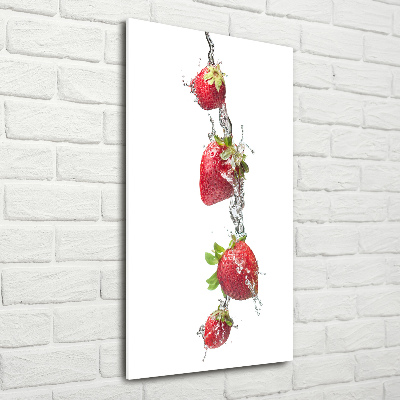 Print on acrylic glass Strawberries