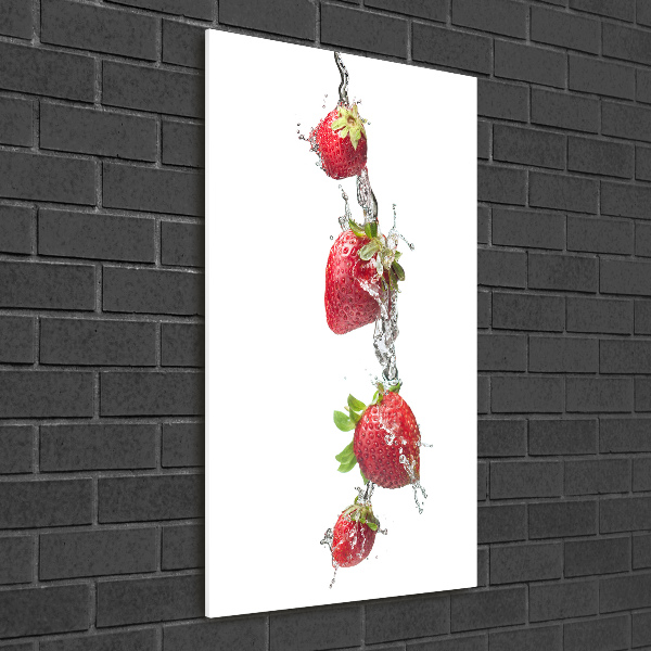 Print on acrylic glass Strawberries