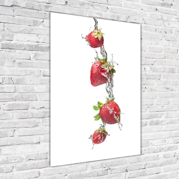 Print on acrylic glass Strawberries