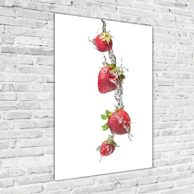 Print on acrylic glass Strawberries