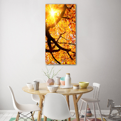 Print on acrylic Autumn tree