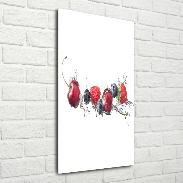 Print on acrylic glass Forest fruits