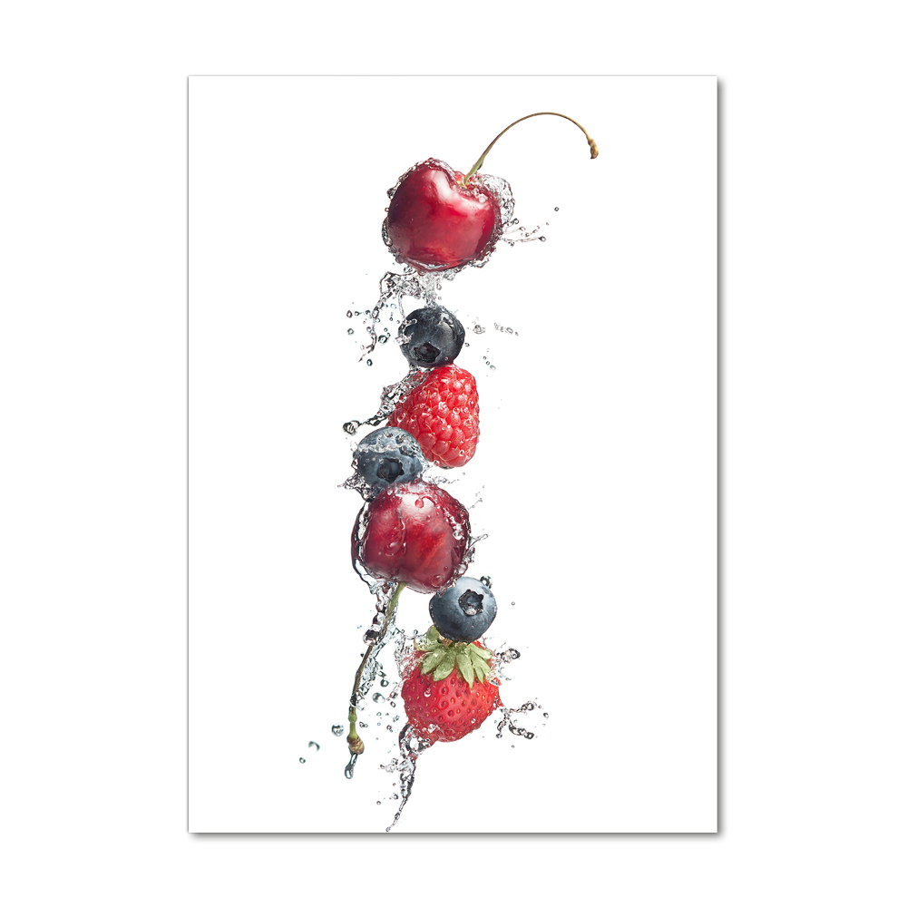 Print on acrylic glass Forest fruits