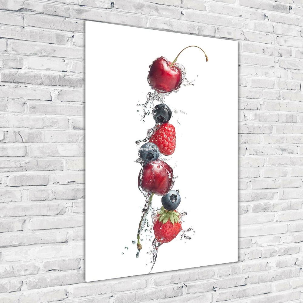 Print on acrylic glass Forest fruits