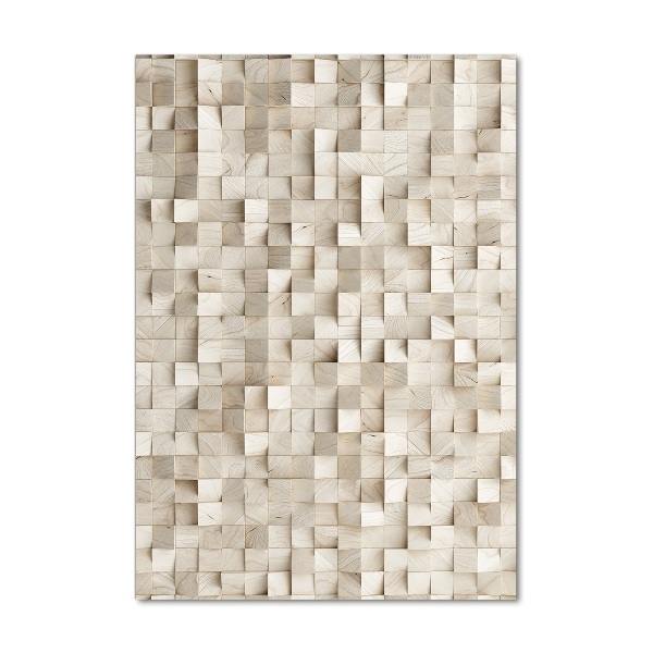 Acrylic wall art Wooden cubes