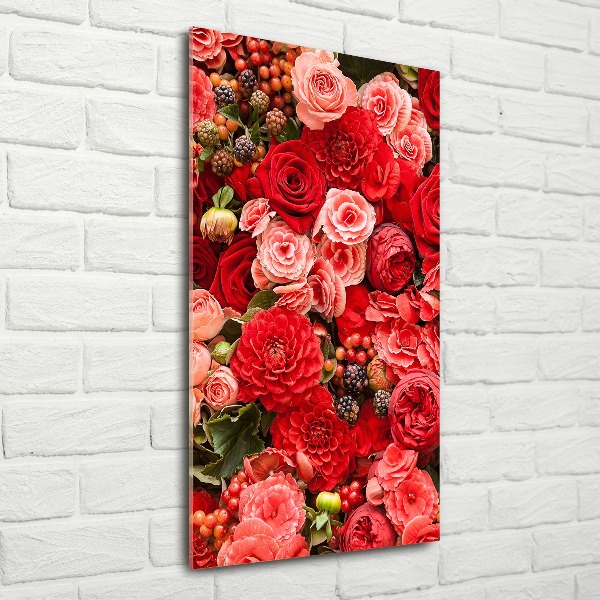 Acrylic print Bouquet of flowers