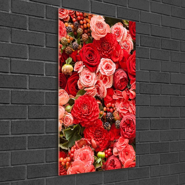 Acrylic print Bouquet of flowers