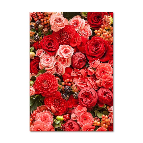 Acrylic print Bouquet of flowers