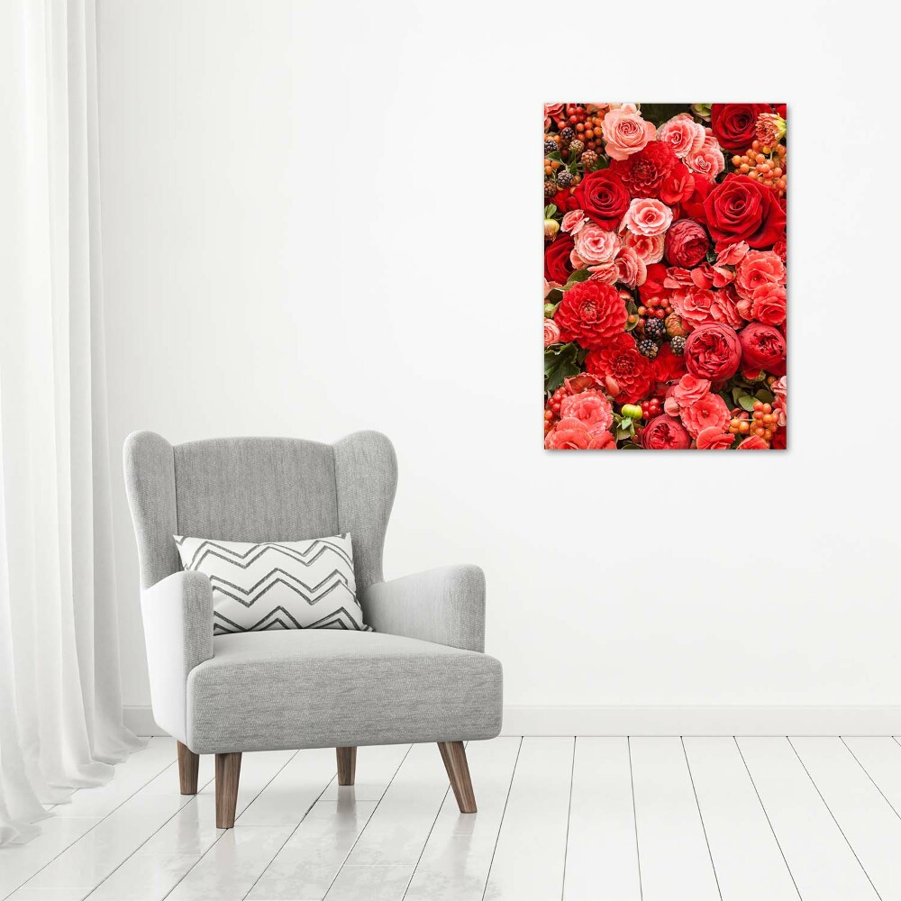 Acrylic print Bouquet of flowers