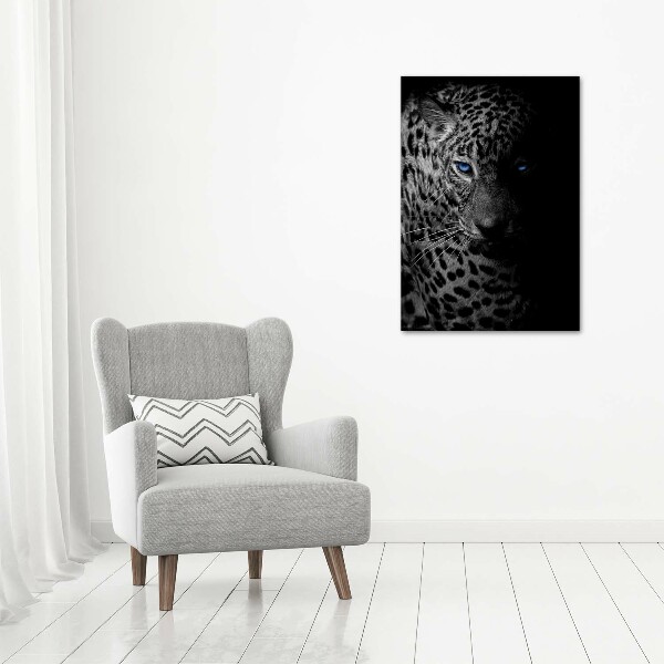 Wall art acrylic leopard