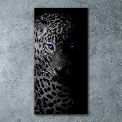 Wall art acrylic leopard