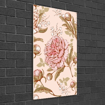 Print on acrylic glass Peonies