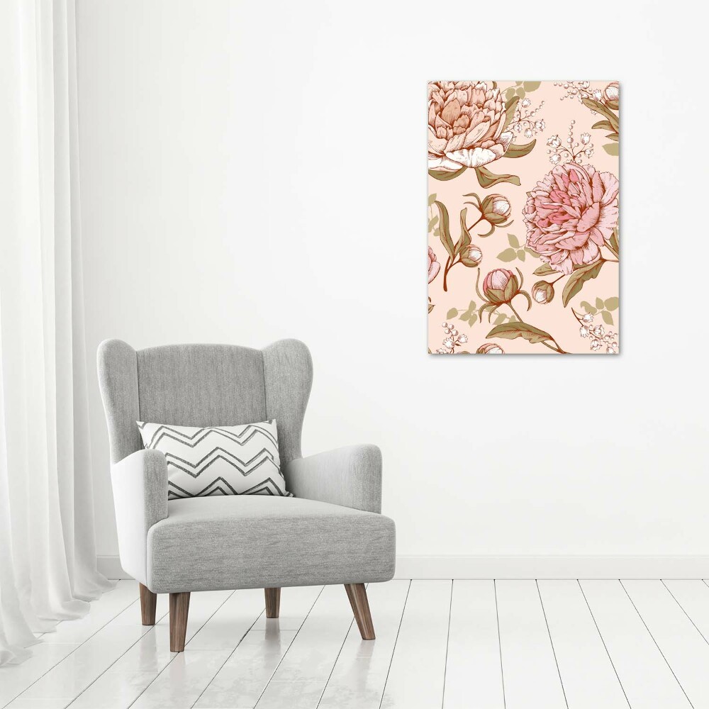 Print on acrylic glass Peonies