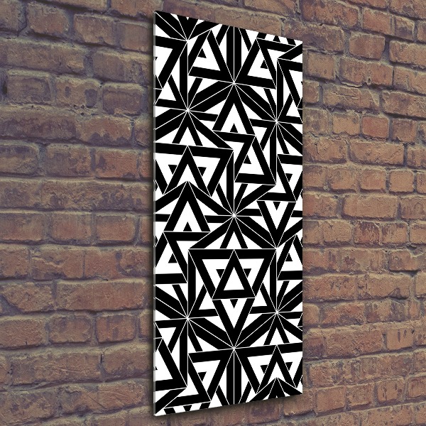 Print on acrylic Geometric background