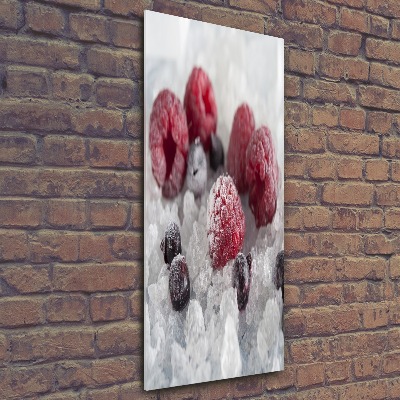 Acrylic print Frozen fruit