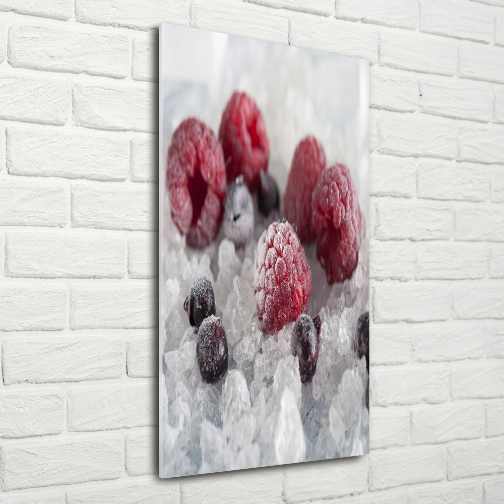 Acrylic print Frozen fruit