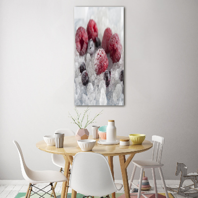 Acrylic print Frozen fruit