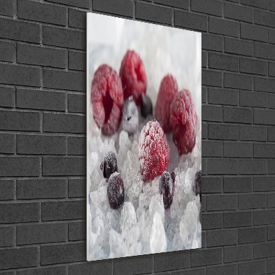 Acrylic print Frozen fruit