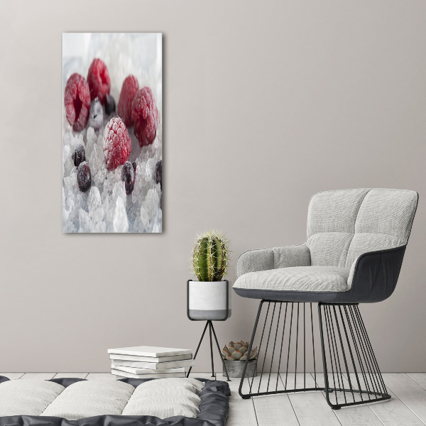 Acrylic print Frozen fruit