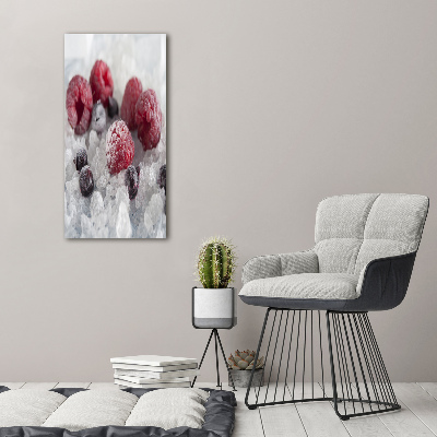 Acrylic print Frozen fruit