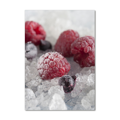 Acrylic print Frozen fruit