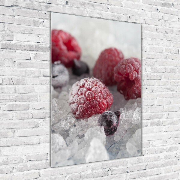 Acrylic print Frozen fruit